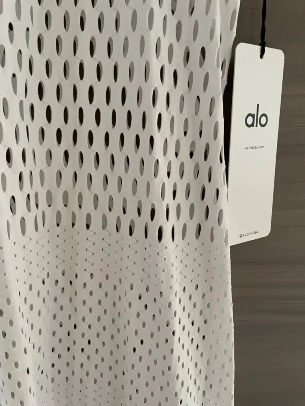 Alo Yoga Mesh Haute Summer Dress White Size M